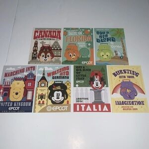 Lug postcards Disney Destination D23 (2023) set of 7